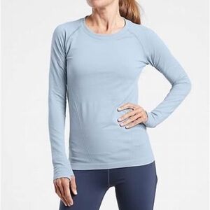 Athleta Momentum Seamless Long Sleeve Top XS